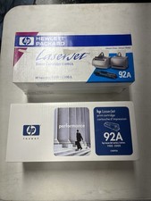 Lot of 2 Genuine HP 92A C4092A OEM LaserJet Toner Cartridges New 1100 1100A 3200 picture