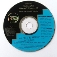 Personal Training Microsoft Windows 95 CD-ROM Interactive Software Tutorial PC picture