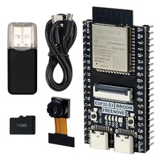 ESP32-S3-WROOM CAM Board, Dual-core 32-bit 240 MHz Microcontroller, Onboard C... picture