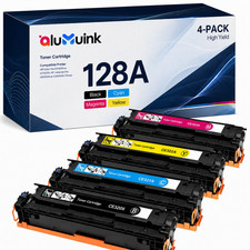 4 Pack Color CE320A Toner Set for  128A Laserjet Pro MFP CP1525n CM1415fnw picture