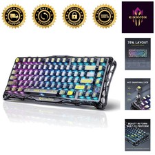 Compact Mercury K1 Lite Wireless Gaming Keyboard: 75% Layout & RGB Illumination picture