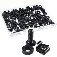 10 Pack M6 X 16Mm Rack Mount Cage Nuts, Cage Nuts and Screws, Rack Mount Screws picture