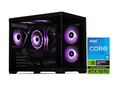 STORMCRAFT Gaming PC SIRIUS Intel Core i5-14400F NVIDIA GeForce RTX 5070- AI Pow picture