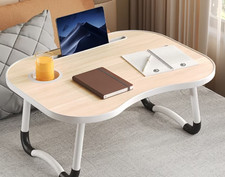 Portable multifunctional table with drink holder New picture