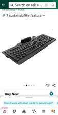 CHERRY Secure Board 1.0 - USB Keyboard – Smart Card Reader - Wired - GS Approval picture