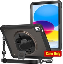 Rugged Case for iPad A16 11th Gen 2025, Black, Shockproof, Lightweight picture