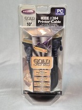 Belkin IEEE 1284 Printer Cable DB25 Male Parallel 10’ Gold Series New Sealed Box picture