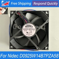 NEW Waterproof Cooling Fan For NIDEC D0925W14B7PZA58 14V 0.17A 90*90*25mm 3-wire picture