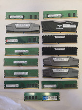 LOT OF 17 MIXED BRAND & SPEEDS 8GB DDR4 PC4 MEMORY RAM 13 DESKTOP & 4 SERVER picture