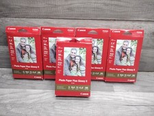 5 Pack Canon PP-201 Photo Paper Plus Glossy II, 4x6 inch - 500 Sheets picture