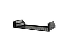 Strong SR-SHELF-FIXED-2U Fixed Rack Shelf, Standard Depth, 2U, Steel, Black picture
