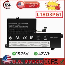 ✅L18D3PG1 Battery For Lenovo Chromebook 100E 300E 500E Seriees L17M3PB0 L17L3PB0 picture