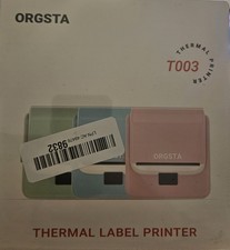 ORGSTA T003 Bluetooth Thermal Label Maker Printer Pink Phone PC New Sealed picture