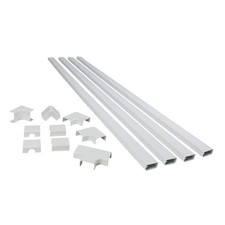 Legrand Wiremold C310 Cordmate III 10 Foot 11 Piece Cord Cover Kit, Organizer fo picture