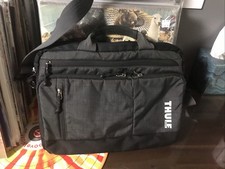 USED Thule Sweden TSDA-113 Straven 13 inch Laptop Notebook Bag Black Gray picture