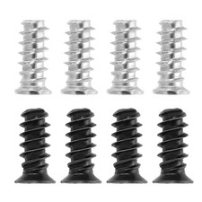 100Pcs M5 x 12mm Phillips Head Computer Case Fan Screws Kit, Silver/Black picture