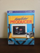 Vtg 80's New Sealed Epyx Home Video Producer IBM PC Software DOS 3.5