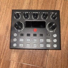 Live Sound Card, Audio Mixer USB External Sound Card Dual Mic  Ports No Cables picture