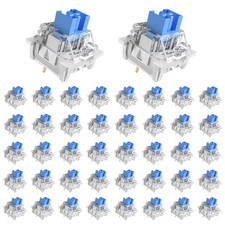 Outemu 90PCS Blue Clicky Mechanical Keyboard Switches,3-Pin Hot-Swappable Pre... picture