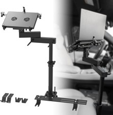 No Drill Vehicle Laptop Mount with Cooling Fans Adjustable Swivel Car Truck picture