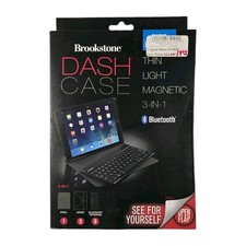 Brookstone iPad Air Dash Case Red Bluetooth Keyboard 3-in-1 Magnetic Folio NIB picture