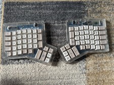 Ergodox Teensy 2.0 Soldered Mechanical Keyboard CherryMx Clear As-Is picture