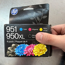 HP 950XL 951 Genuine Original Inkjet Cartridges 4-Pack BK/C/M/Y picture