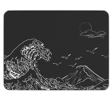 ATTACK SHARK CM05SE Tempered Glass Gaming Mouse Pad, 9H Tempered Glass Surface picture