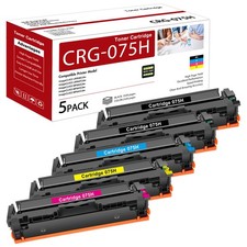 5Pack 075H High Capacity Toner Cartridge for Canon ImageCLASS LBP646Cdw MF665CDW picture