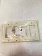 HIP Wall Plate 4 ports PN HIPDWP4AL Almond  (Lot of 23) picture