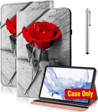 VODEFOX Flip Folio Case for Samsung Galaxy Tab A11 Plus 11 Inch, Card Slots, Ros picture