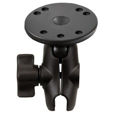RAM-B-103U-A  RAM Double Socket Arm with Round Plate - B Si... picture