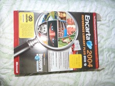 Microsoft Encarta 2004 Reference Library 4 DVDs -NEW picture