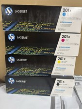 HP 201X High Yield 4-Pack Original LaserJet Toner Cartridge Sealed Box picture