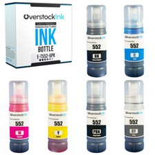 6PK T552 552 Ink Value Pack Compatible for Epson EcoTank Photo ET-8500 ET-8550 picture