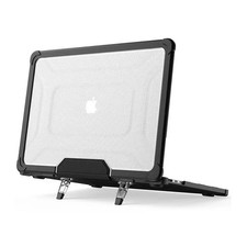 Translucent Hard Shell Case with PU Hinge for Macbook Pro 13, Air 13, Air 13.6 picture