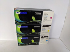 LOT OF 3 MSE PREMIUN TONER CARTRIDGE CF211A CYAN,CF212A YELLOW, CF213A  MAGENTA picture