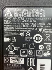 Original Delta 19V 3.42A  2.5mm  ip Power Supply Adapter ADP-65JH HB TAA Comp. picture
