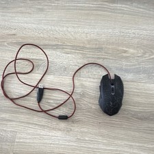bluefinger Wired USB Gaming Mouse for Computer PC, Black/Red Color Combo picture