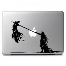 Cloud and Sephiroth Final Fantasy VII for Macbook Air/Pro Laptop Vinyl Decal picture