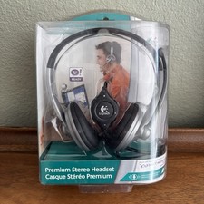 Logitech ClearChat Premium PC Silver/Black Headband Headsets picture