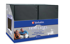 Verbatim 50 count trim Cases Dvd Video Trim Cases Brand New picture