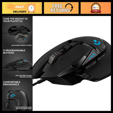 High-Precision Wired Gaming Mouse - Ergonomic Design, RGB Lighting, 16K DPI picture