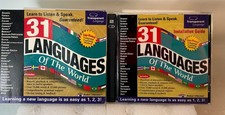 31 Languages Of The World (2 CD, PC/Mac, 2002) W/ Case & Slipcover, Tested picture