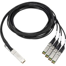 HPE 100Gb QSFP28 to 4x25Gb SFP28 3m Direct Attach Copper Cable picture