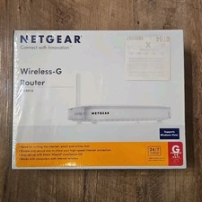 NETGEAR WGR614 54 Mbps 4-Port 10/100 Wireless G Router (WGR614DLNA) Sealed NEW picture