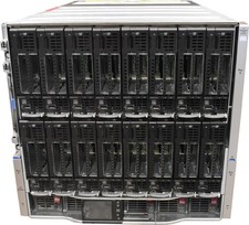 HP BladeSystem c7000 Enclosure 16 x BL460C G10 2xGOLD 5215 32GB P204i P408e-M2 picture