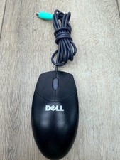 Dell Logitech Black PS/2 Scroll wheel Wired Tracking Ball Mouse (M-S69, M071KC) picture