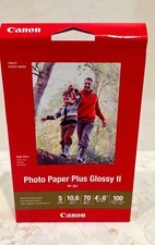 Lot 4 Sealed Boxes NIB Canon PP-301 Glossy II Photo Paper Plus 4x6