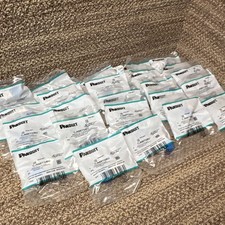 Lot of 24 Panduit Mini-Com TX6 Plus CJ688TGBU RJ-45 Jack Module, Blue/White picture
